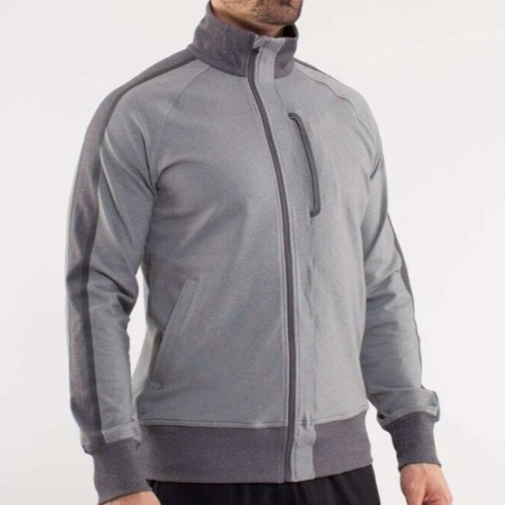 LULULEMON Kung Fu 2 Full Zip Jacket Mock Neck Lightweight Performance Stretch S